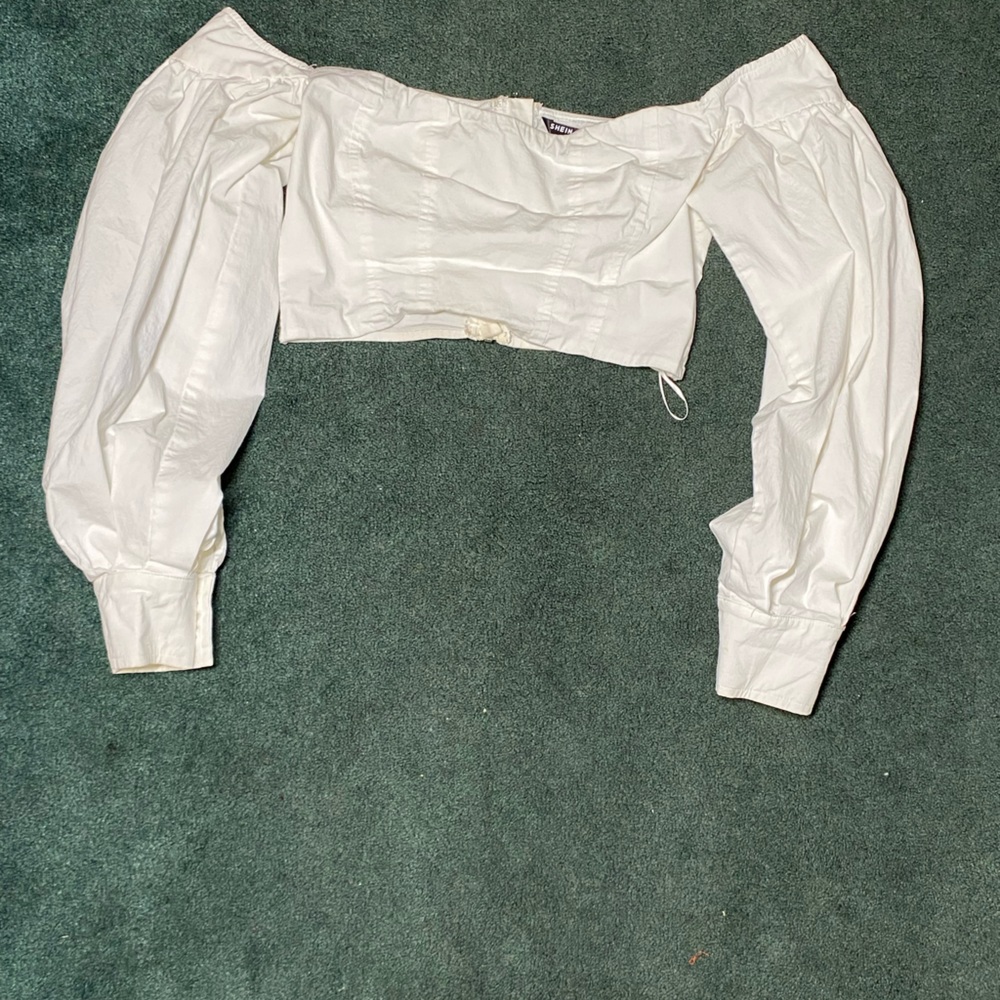 Cropped Zip up Blouse